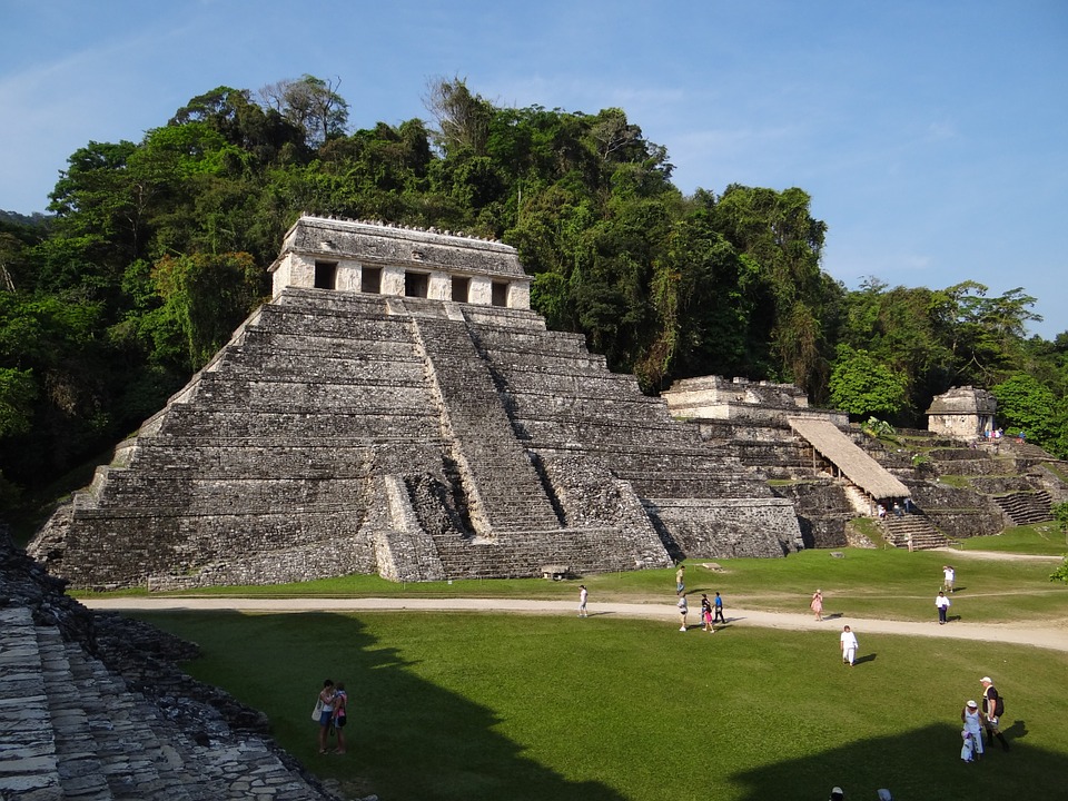 Пирамида майя в Древней Мексике