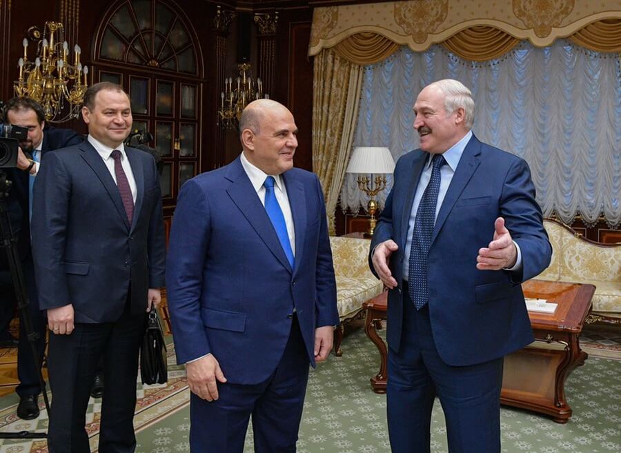 Александр Лукашенко и Михаил Мишустин