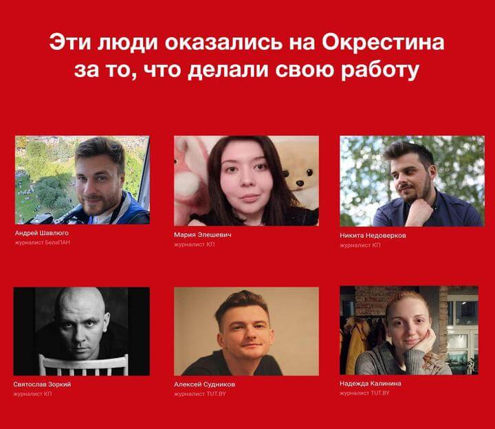 Журналисты Беларуси