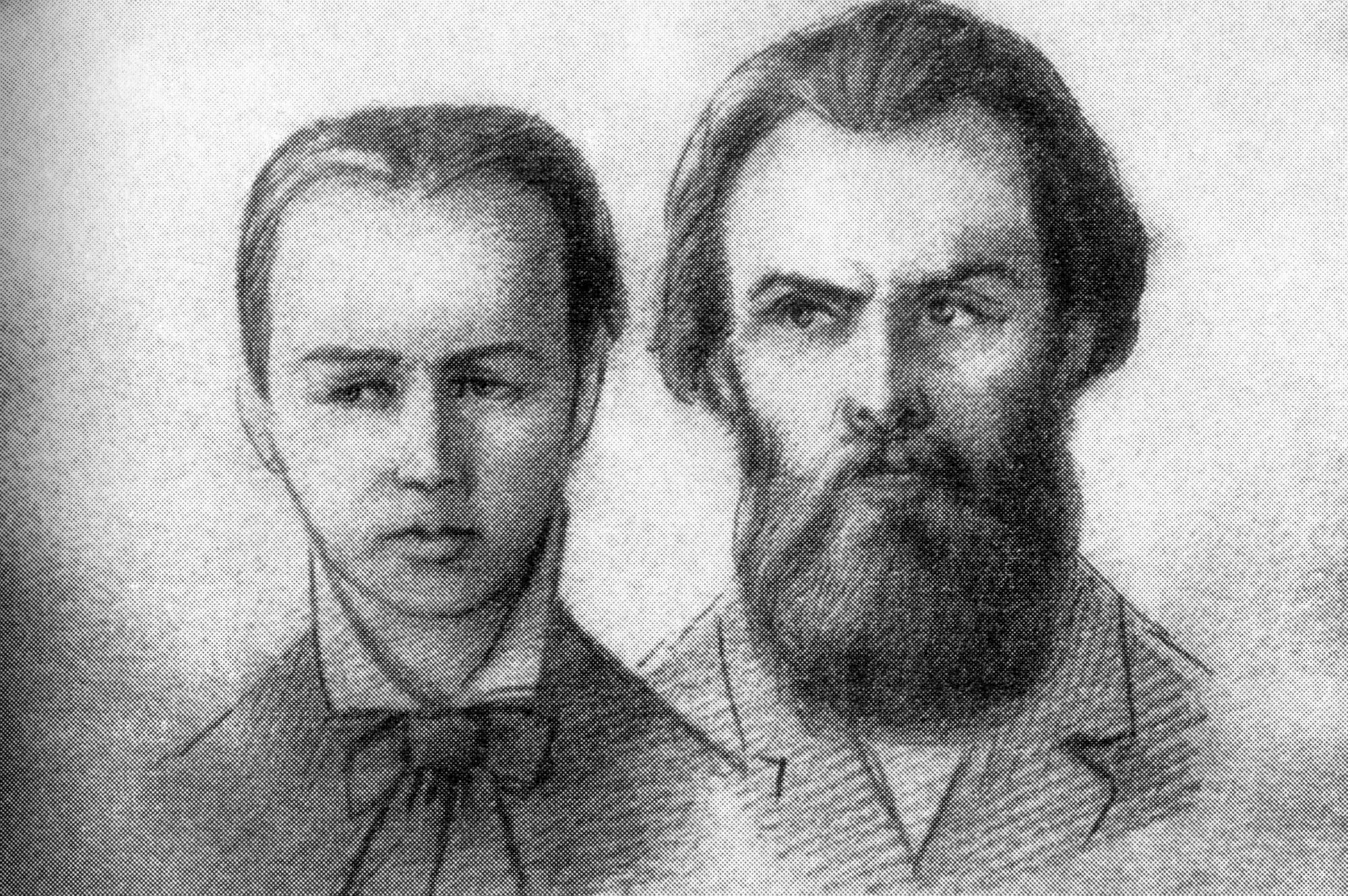 Софья Перовская и Андрей Желябов 