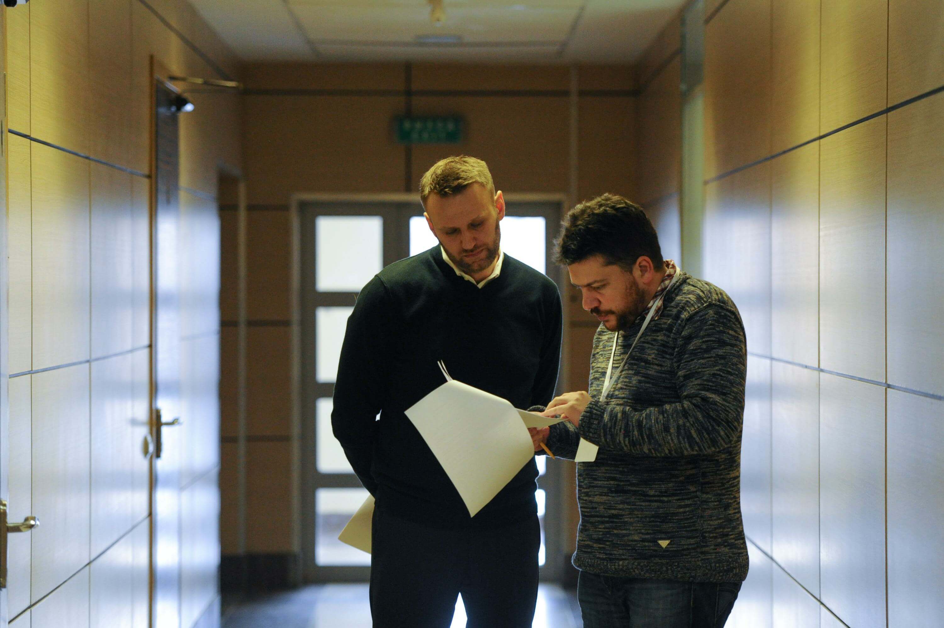 Леонид Волков и Алексей Навальный