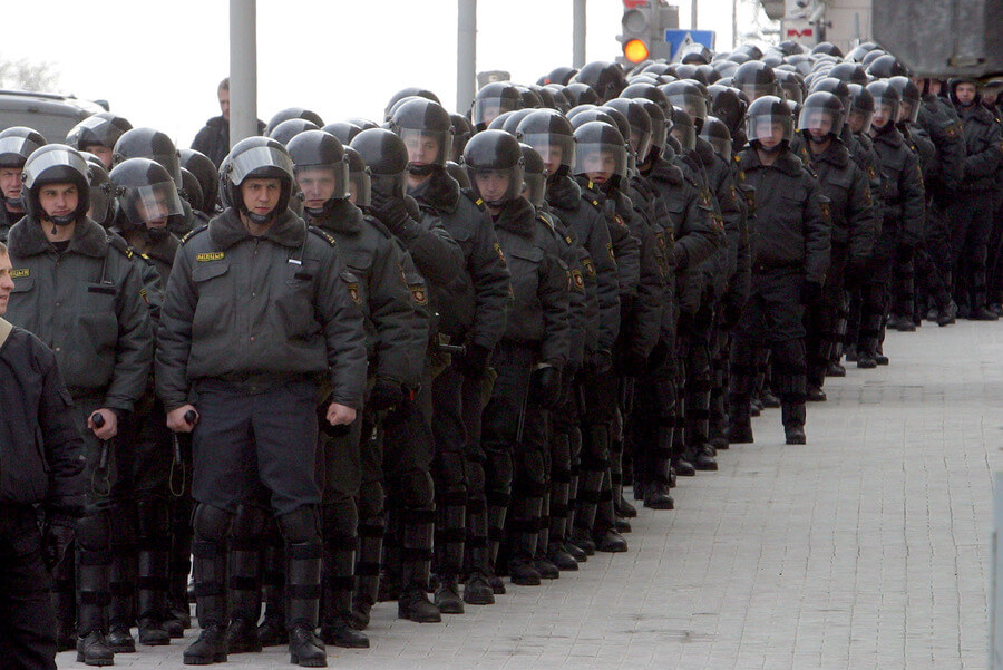 Столкновения оппозиции и власти в Беларуси