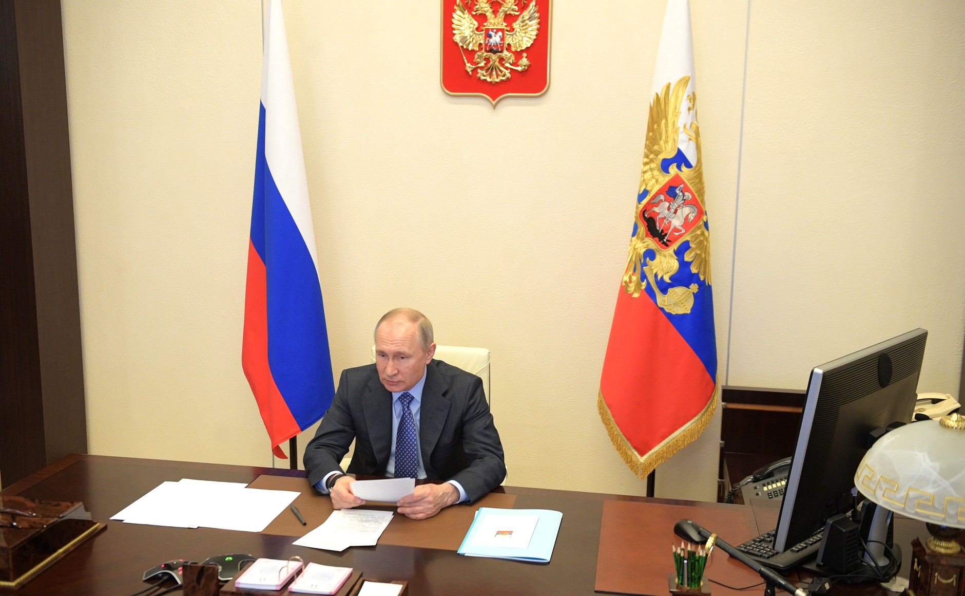 Президент России Владимир Путин на совещании 