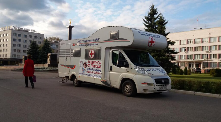 В Ленинградской области похищен грузовик медицинской службы