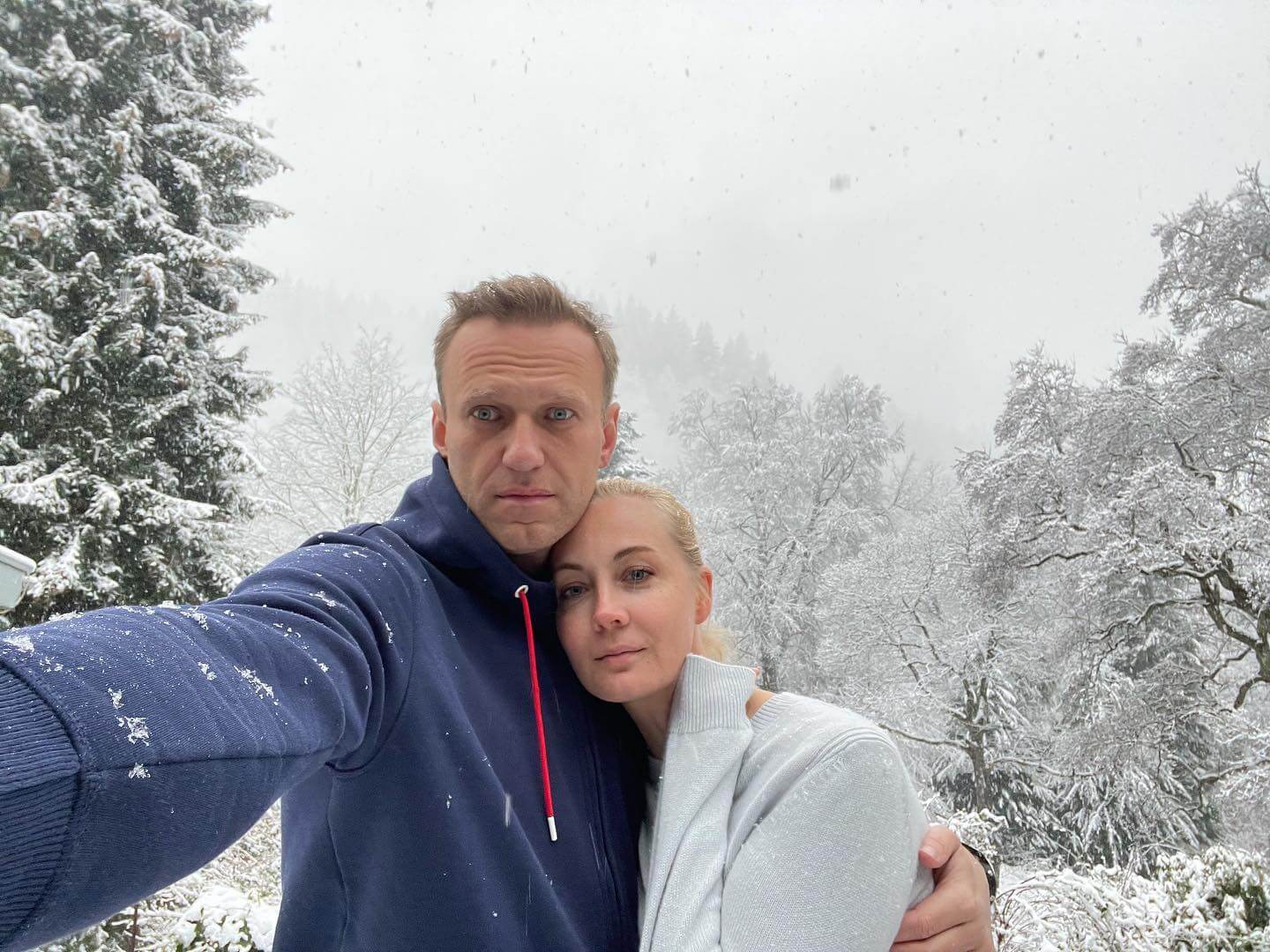 Алексей Навальный с супругой Юлией