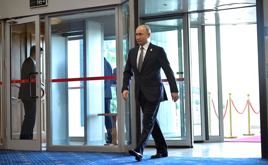 Владимир Путин в Бишкеке