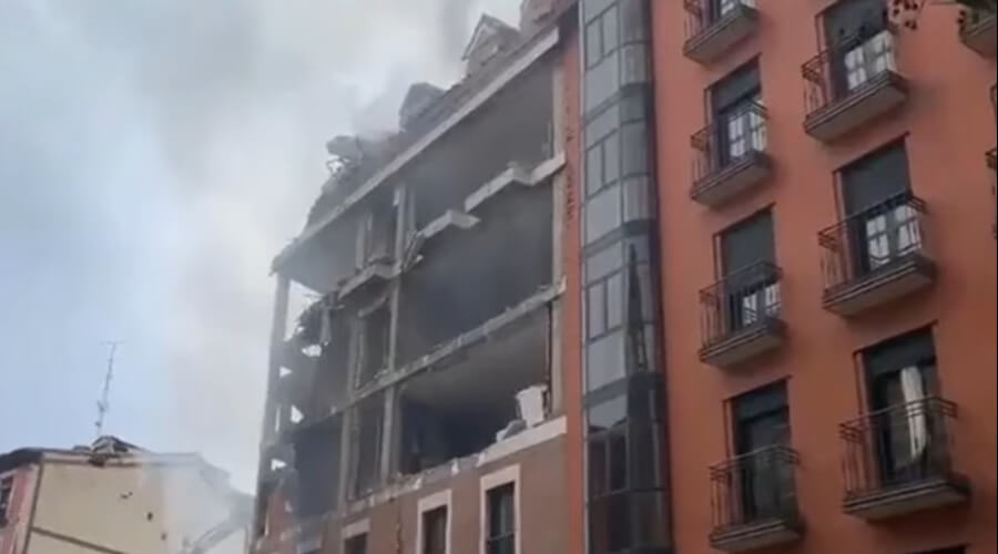В Испании растёт число жертв взрыва в жилом здании в столице