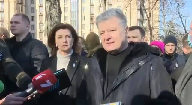Фото скриншот из видео tg Петро Порошенко