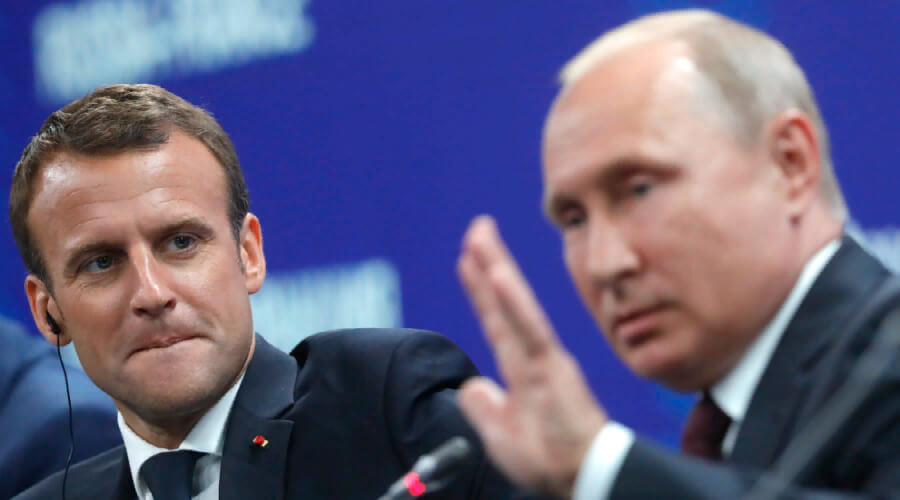 Владимир Путин затмил Эммануэля Макрона на онлайн-саммите по климату. Не дал ему высказаться