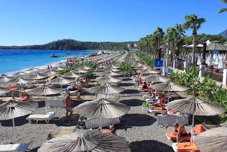 Пляж  в Турции