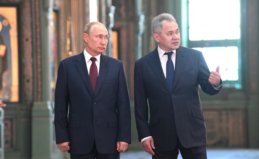 Владимир Путин и Сергей Шойгу