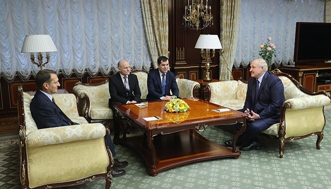 Александр Лукашенко  и Сергей Нарышкин