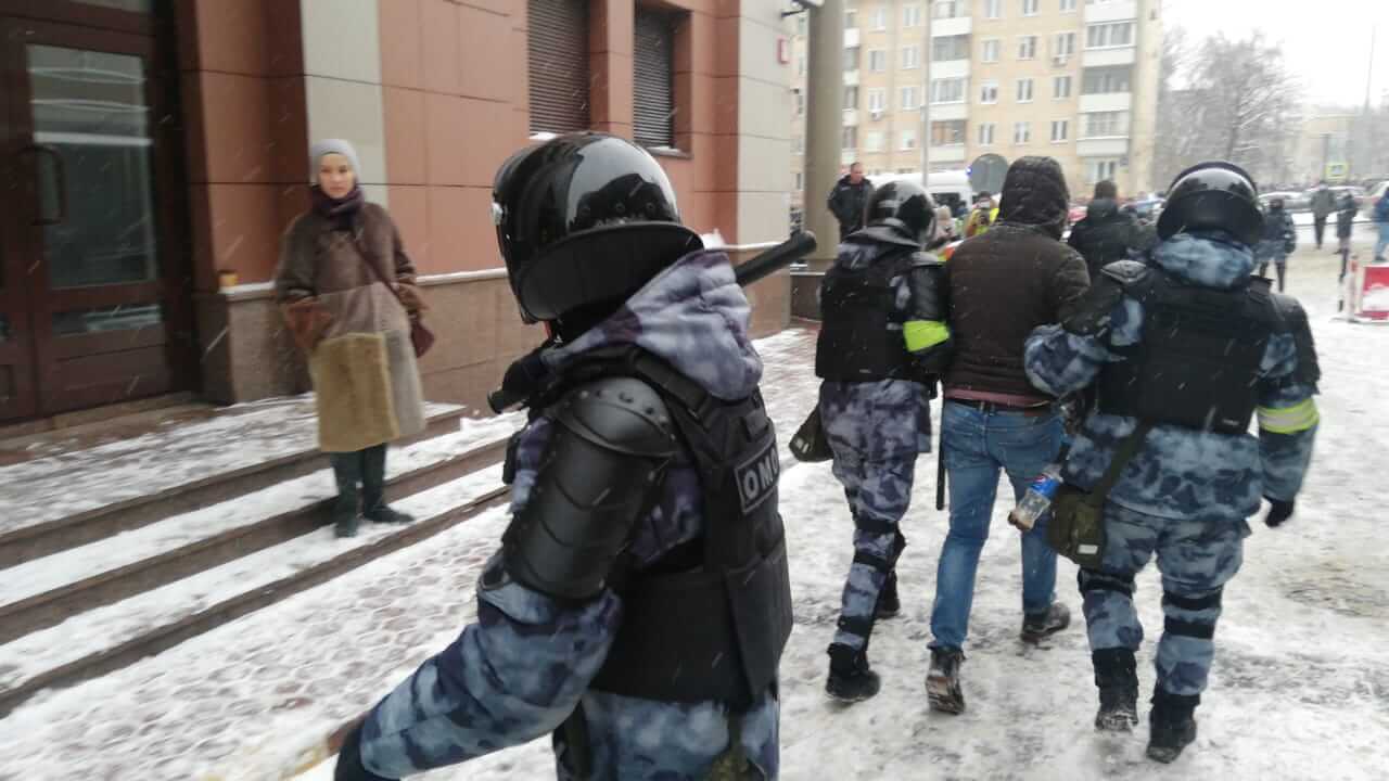 Протесты в России