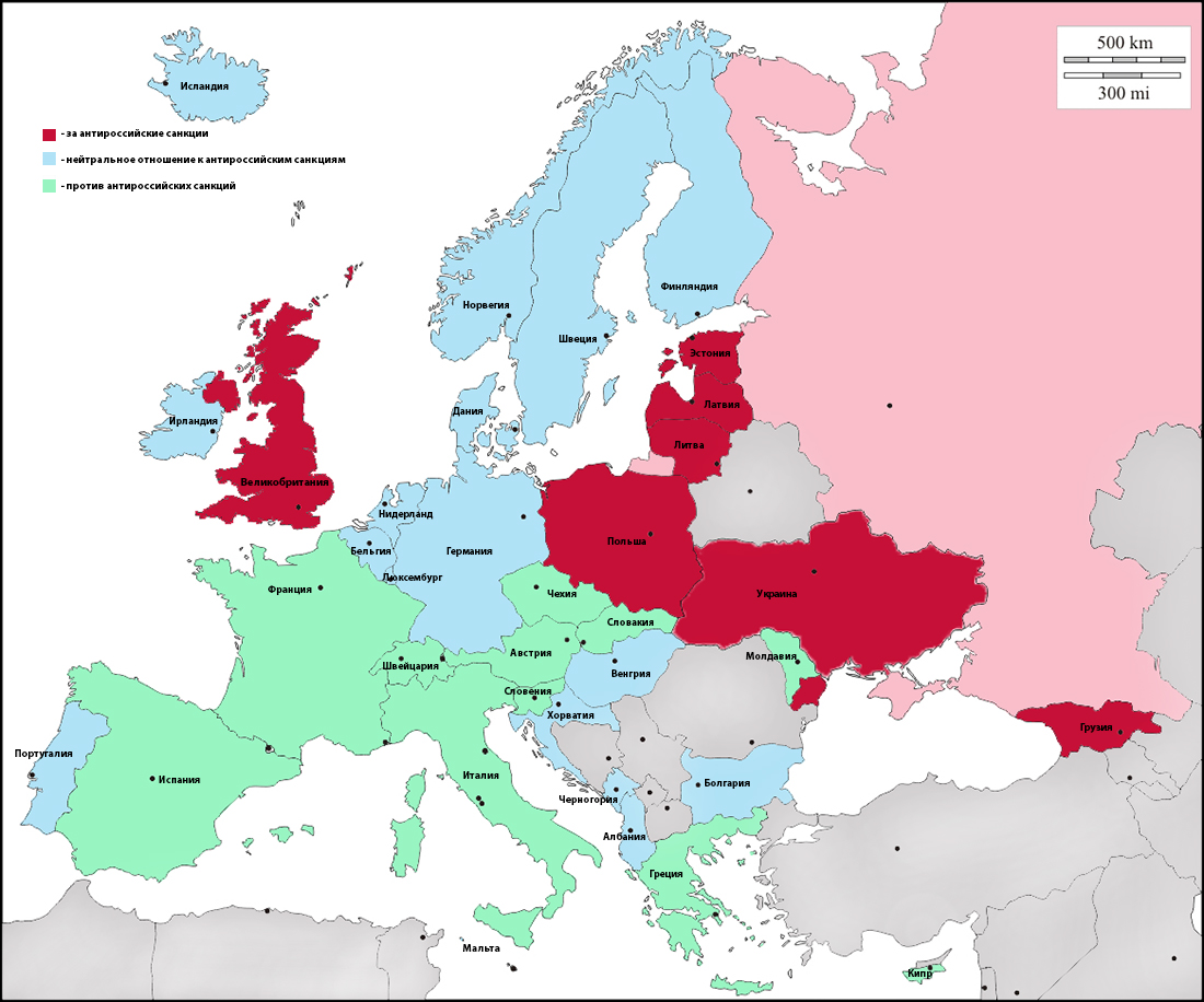 Карта стран которые против РФ. Европейские страны которые против России. Список антироссийских стран на карте.